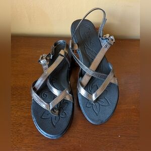 b.o.c sandals, Silver, never worn, size 7